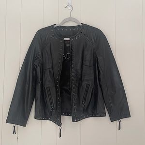 bradley bayou black leather jacket